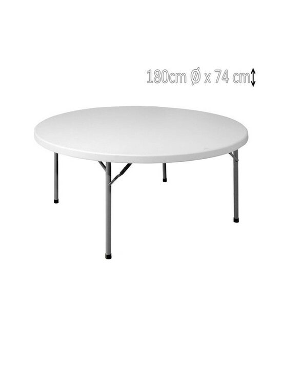 Saliekams apaļš galds d=180cm